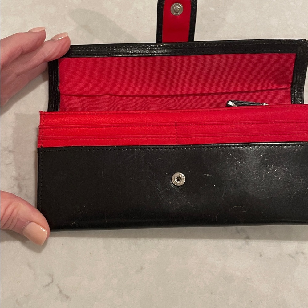 HOBO Black Leather Clutch Wallet - Picture 2 of 3